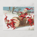 Search for vintage elves postcards Cute