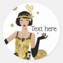 Search for 1920s girl stickers Flapper