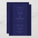 Search for royal blue damask invitations Elegant