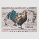 Search for vintage rooster tissue paper Paris