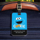 Search for cookie monster sesame street luggage tags Children learning show