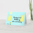 Search for 2nd wedding anniversary cards Modern