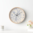 Search for flower clocks Vintage