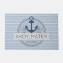 Search for welcome aboard doormats Ship yacht sailboat