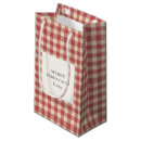 Search for rustic gift bags Gingham