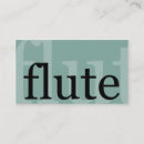 Search for flute business cards Orchestra