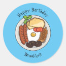 Search for cartoon breakfast stickers Food