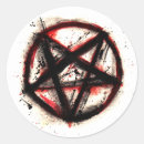 Search for satanic pentagram stickers Gothic