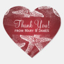 Search for red starfish stickers Sea