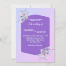 Search for lavender sage wedding invitations Purple