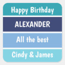 Search for birthday wishes stickers Blue