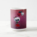 Search for cute goth girl mugs Skull