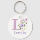 Search for letter l key rings Flowers