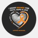 Search for faith hope love stickers Orange