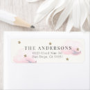 Search for gold stars return address labels Baby shower
