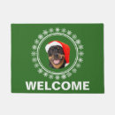 Search for christmas dog doormats Santa