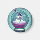 Search for snow globe magnets Snowflakes