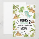 Search for dinosaur bones invitations Party