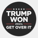 Search for trump won stickers 2025