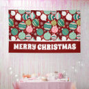 Search for vintage christmas banners Red