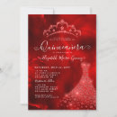 Search for red dress invitations Miss quince mexican