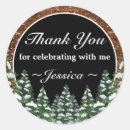 Search for wood thank you stickers Elegant