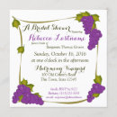 Search for grapes bridal shower invitations Country