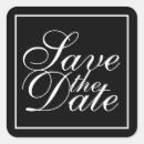 Search for black save the date stickers Elegant