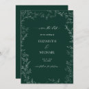 Search for emerald green save the dates Botanical