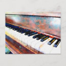 Search for piano painting postcards Keys