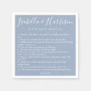 Search for dusty blue wedding napkins Chic