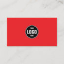 Search for circle business cards Simple black and white