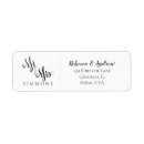 Search for married couple return address labels Simple