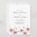 Search for flower rehearsal dinner invitations Elegant