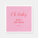 Search for pink orange napkins Baby shower