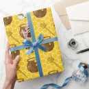 Search for honey bee wrapping paper Modern
