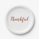 Search for thanksgiving paper plates Thankful