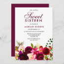 Search for purple and red invitations Burgundy