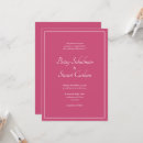 Search for raspberry wedding invitations Minimalist