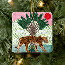 Search for jungle animal christmas tree decorations Tiger