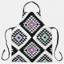 Search for black and white drawing aprons Geometric