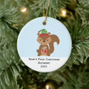 Search for squirrel christmas tree decorations Blue