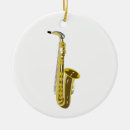 Search for jazz band christmas tree decorations Sax