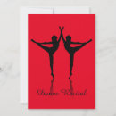 Search for ballet recital invitations Silhouette