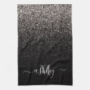 Search for black tea towels Glitter