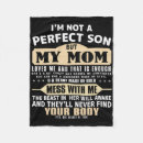 Search for mother and son blankets Best mum ever