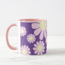 Search for purple daisy mugs Modern