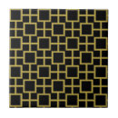 Search for black and gold patterned tiles Contemporary