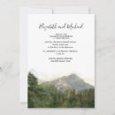 Search for mountain scene wedding invitations Trees