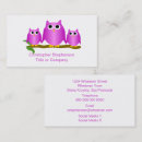 Search for owls business cards Wildlife